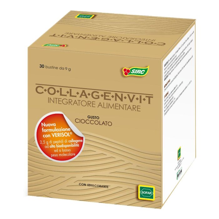 Sofar Collagenvit Cioccolato 30 Buste Astuccio 270 G