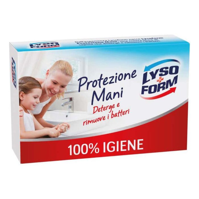 Lysoform sapone solido 125 g sapone igienizzante per mani e corpo