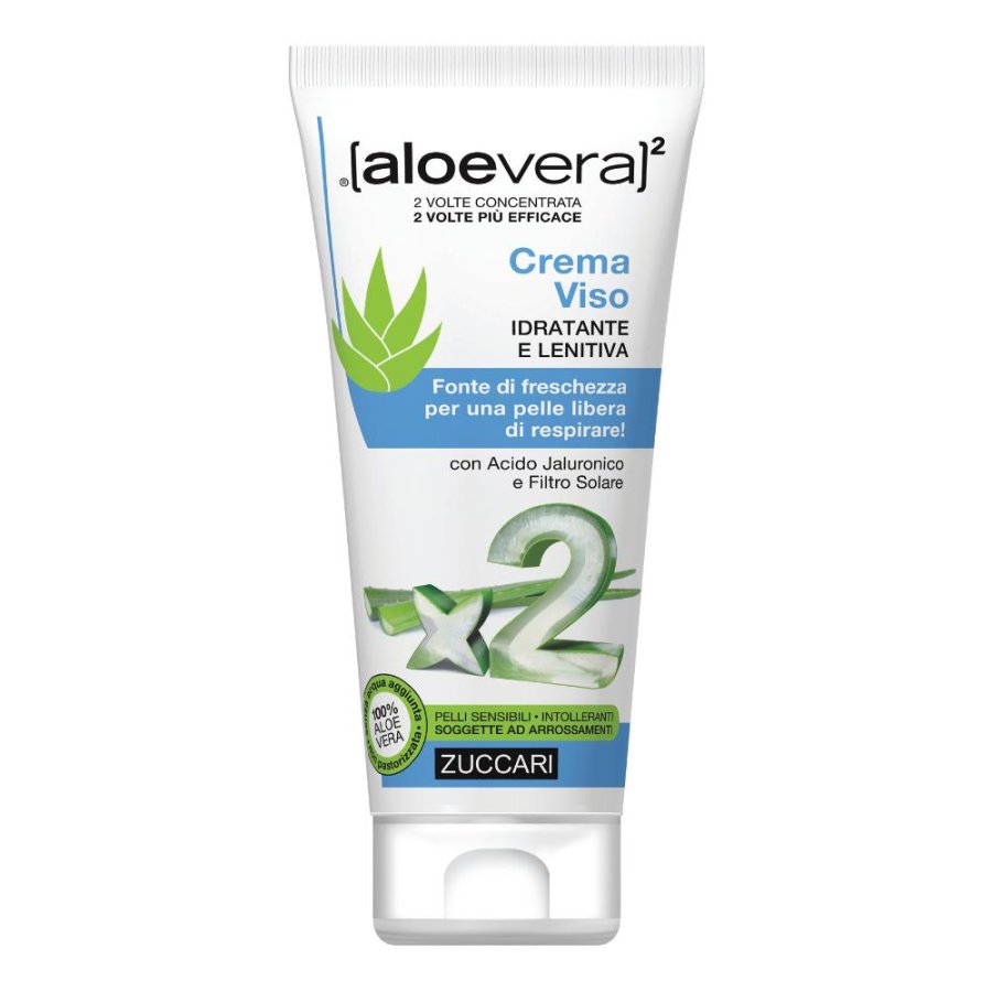 Zuccari Aloevera2 Crema Viso Idratante Lenitiva 50 ml Zuccari Aloevera2 Crema Viso Idratante Lenitiva 50 ml