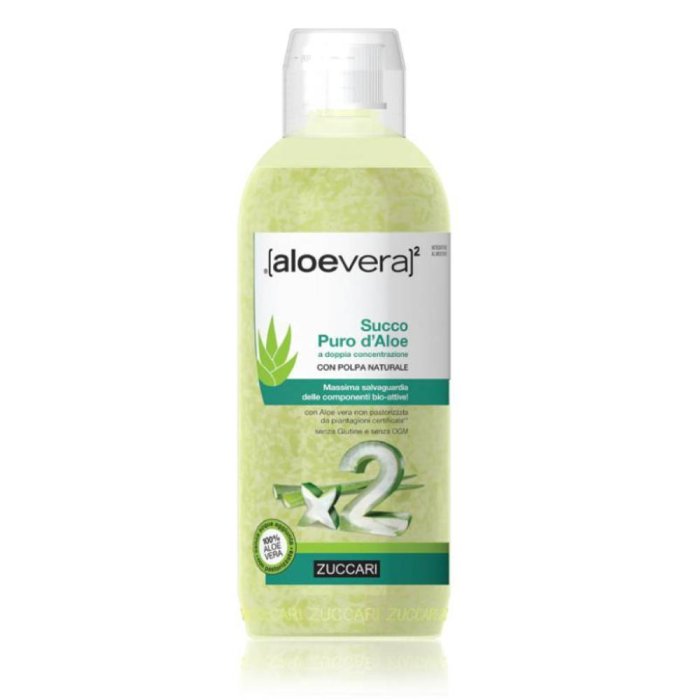 Zuccari  aloevera2 Aloe Vera Puro Succo Doppia Concentrazione 1000 ml