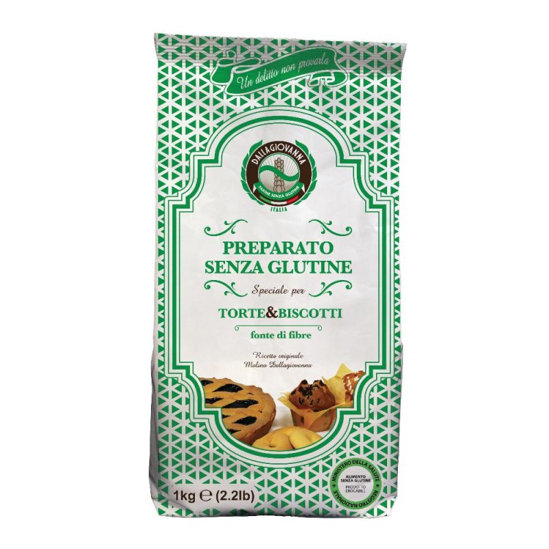 Molino Dallagiovanna Mix Frolla 1 kg – Preparato per Pasta Frolla, Crostate e Biscotti