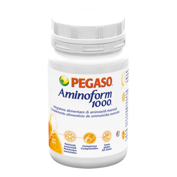 Pegaso AminoForm1000 Integratore Alimentare  Benessere Energia 150 Compress
