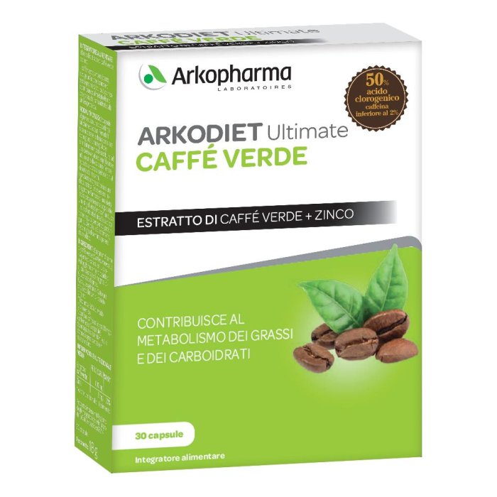 Arkocapsule  Controllo del Peso Caffè Verde 800 Integratore 30 Capsule