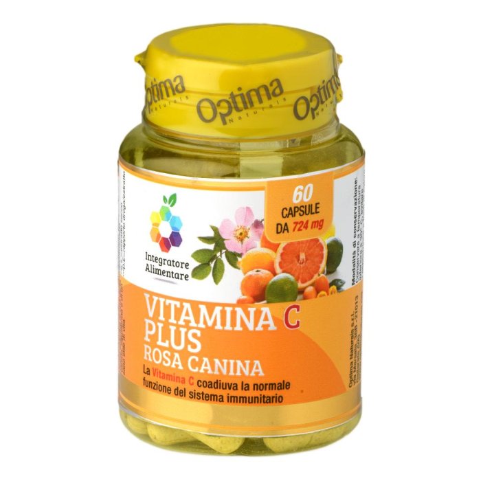 Optima Naturals Colours Of Life - Vitamina C Plus con Rosa Canina 60 Capsule