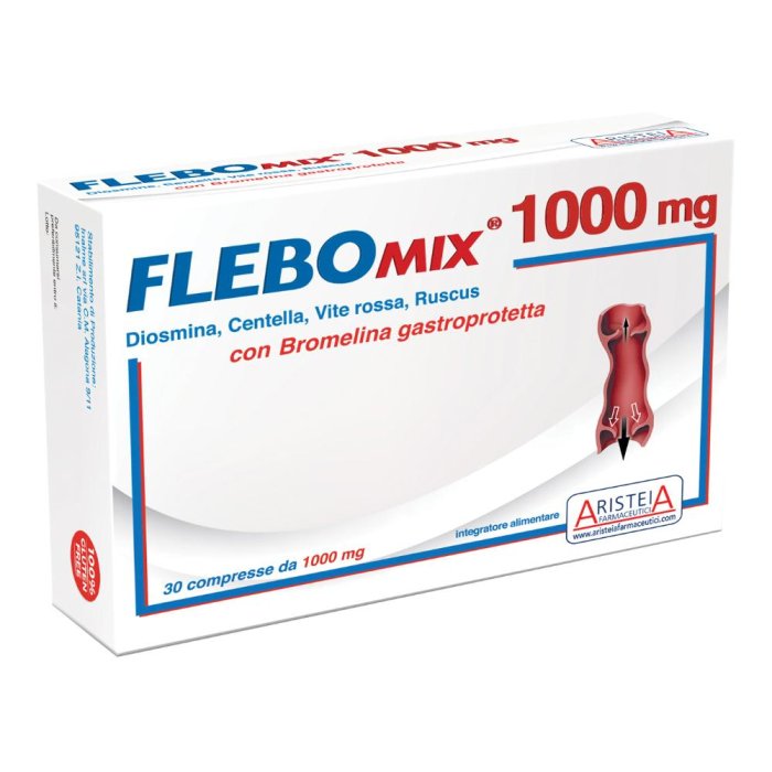 Aristeia Farmaceutici Flebomix 1000 mg Integratore Alimentare 30 Compresse