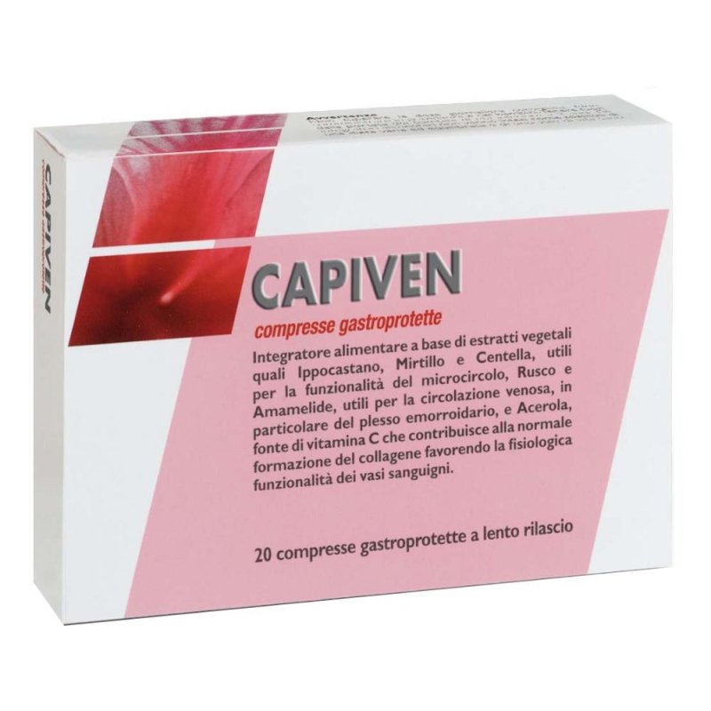 Capietal Italia Capiven 20 Compresse Gastroprotette A Lento Rilascio