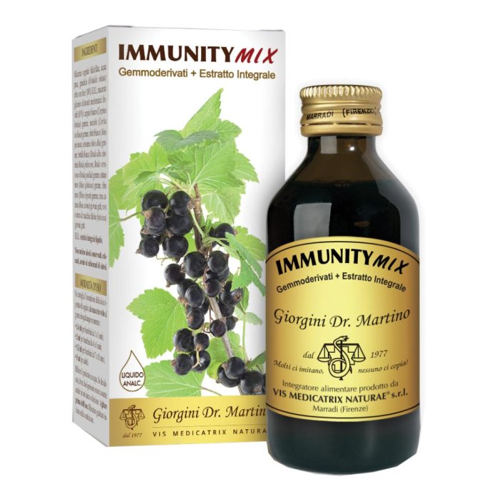 Immunitymix 100 ml liquido analcolico - integratore per supporto delle difese immunitarie