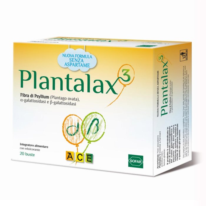 Sofar Plantalax 3 Ace Integratore Alimenatre 20 Bustine