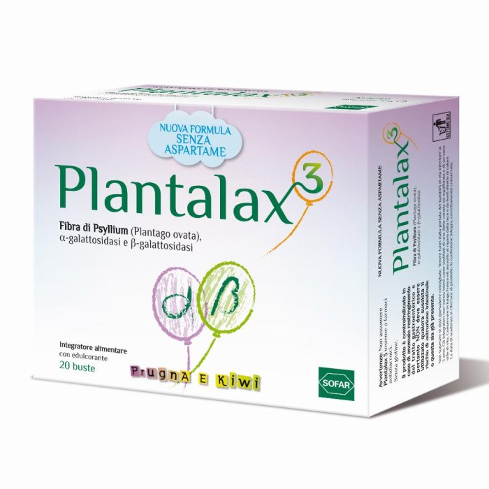 Sofar Plantalax 3 Prugna Kiwi 20 Integratore Alimentare Bustine
