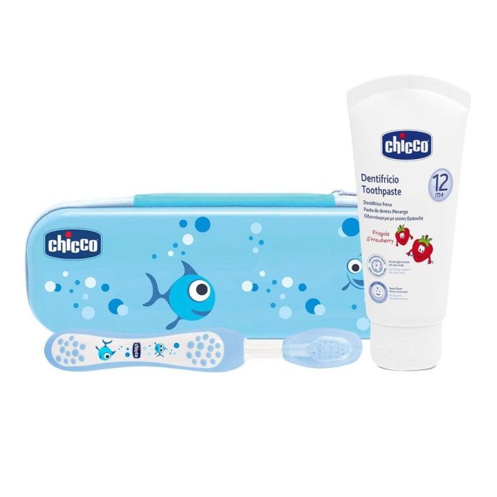 Chicco set primi dentini azzurro