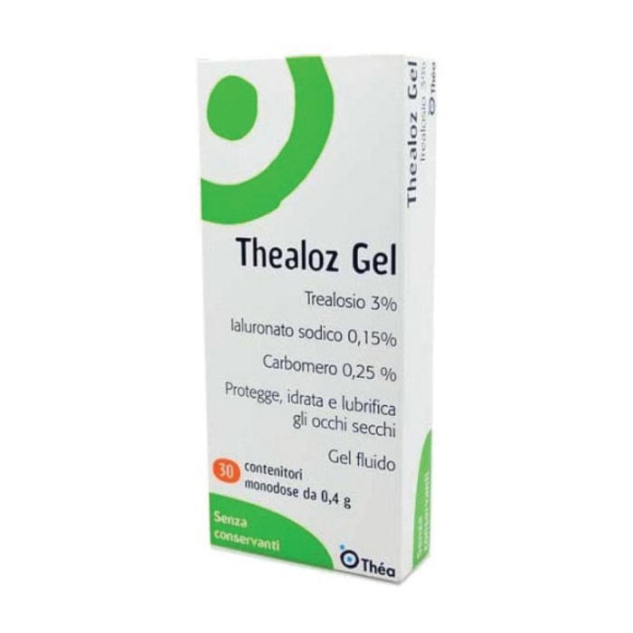 Thealoz Gel 30 flaconcini da 0,4g per il bruciore occhi