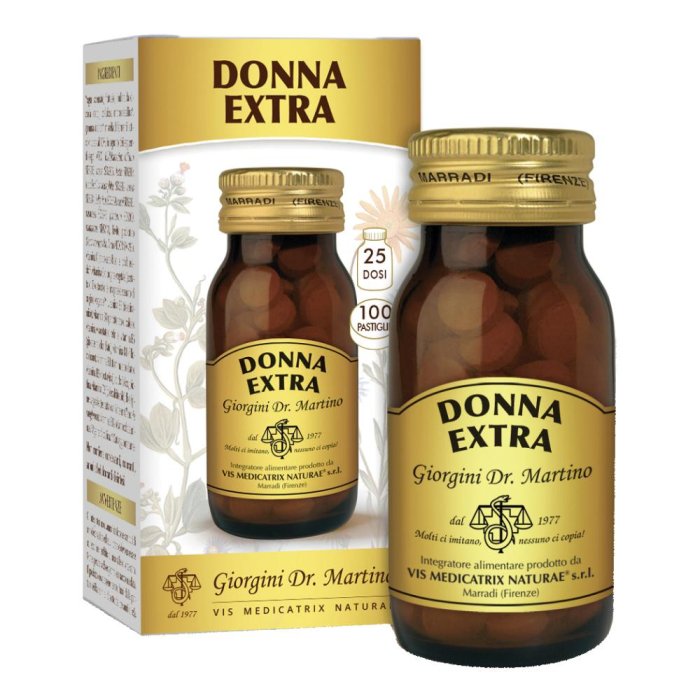 Donna extra 100 pastiglie 50g Integratore alimentare a base di erbe, sali minerali e vitamine dr.giorgini