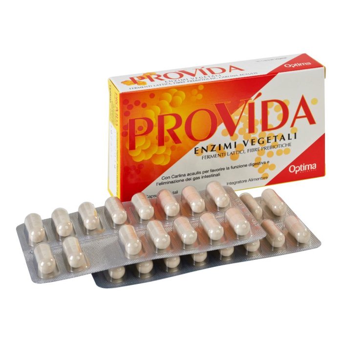 Optima Naturals Provida Enzimi Vegetali Astuccio 30 Capsule 500 Mg