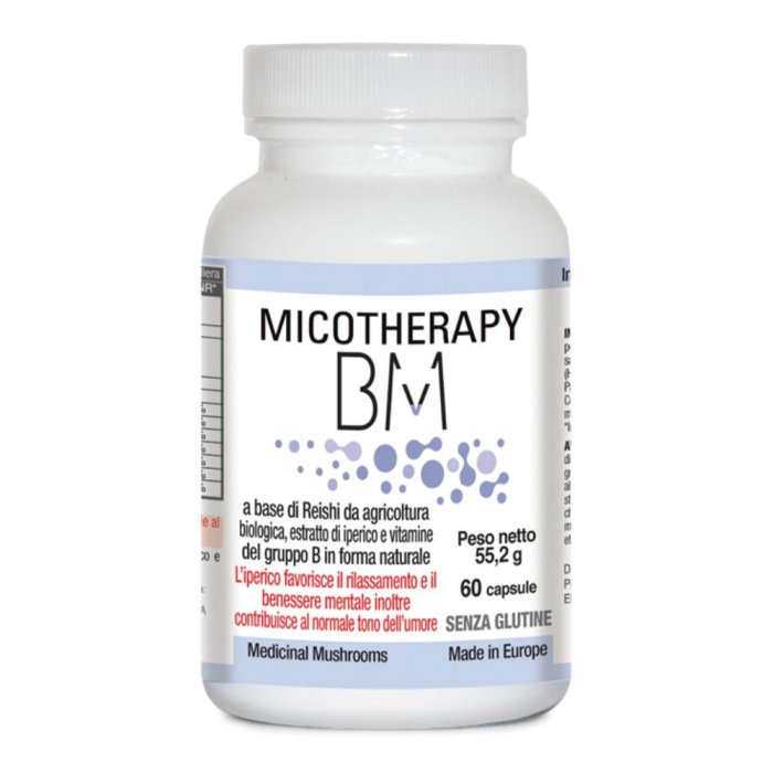 Micotherapy BM Integratore per il Rilassamento e il Benessere Mentale 60 capsule