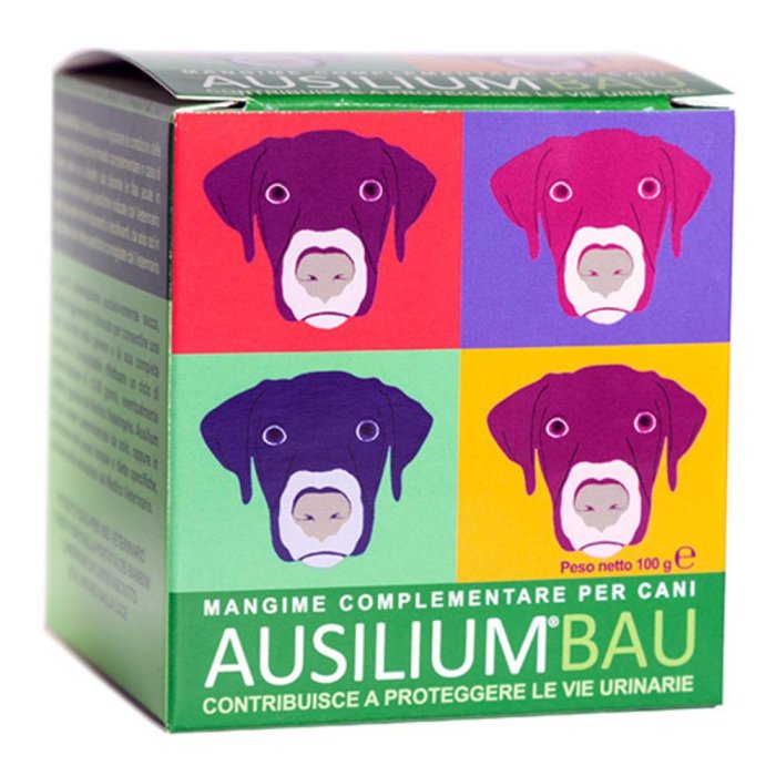 Deakos Ausilium Bau 100 g Integratore per Cani per il Benessere delle Vie Urinarie
