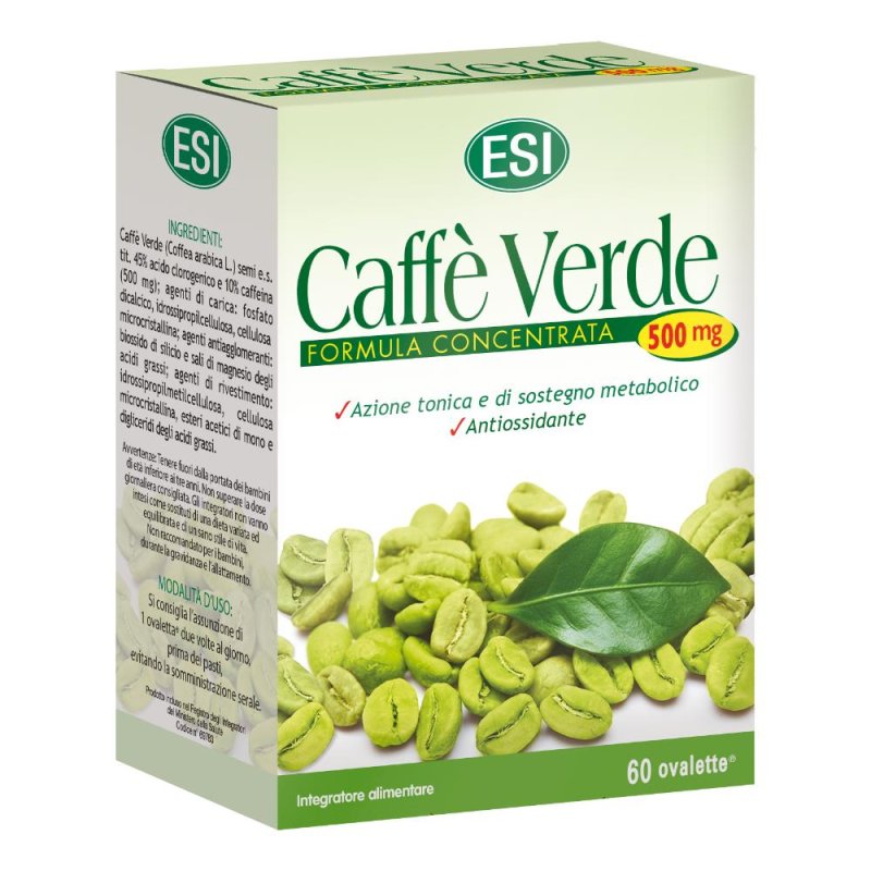 Esi  Controllo del Peso Caffè Verde Formula Concentrata 60 Ovalette