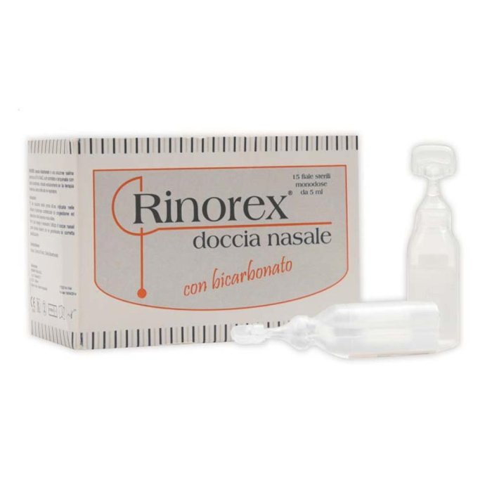 Stewart Rinorex Doccia Nasale Con Bicarbonato 15 Flaconcini Da 5ml