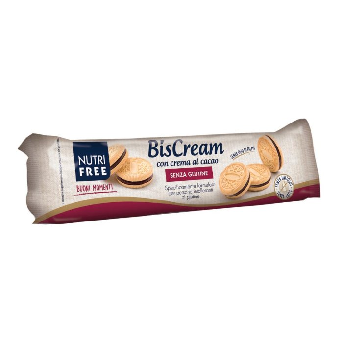 Nutrifree Biscream Con Crema Al Cacao Senza Glutine 125 g