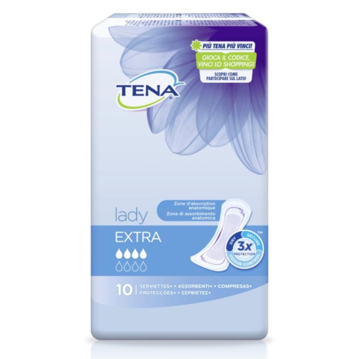 Tena Lady Extra Assorbente 10 Assorbenti