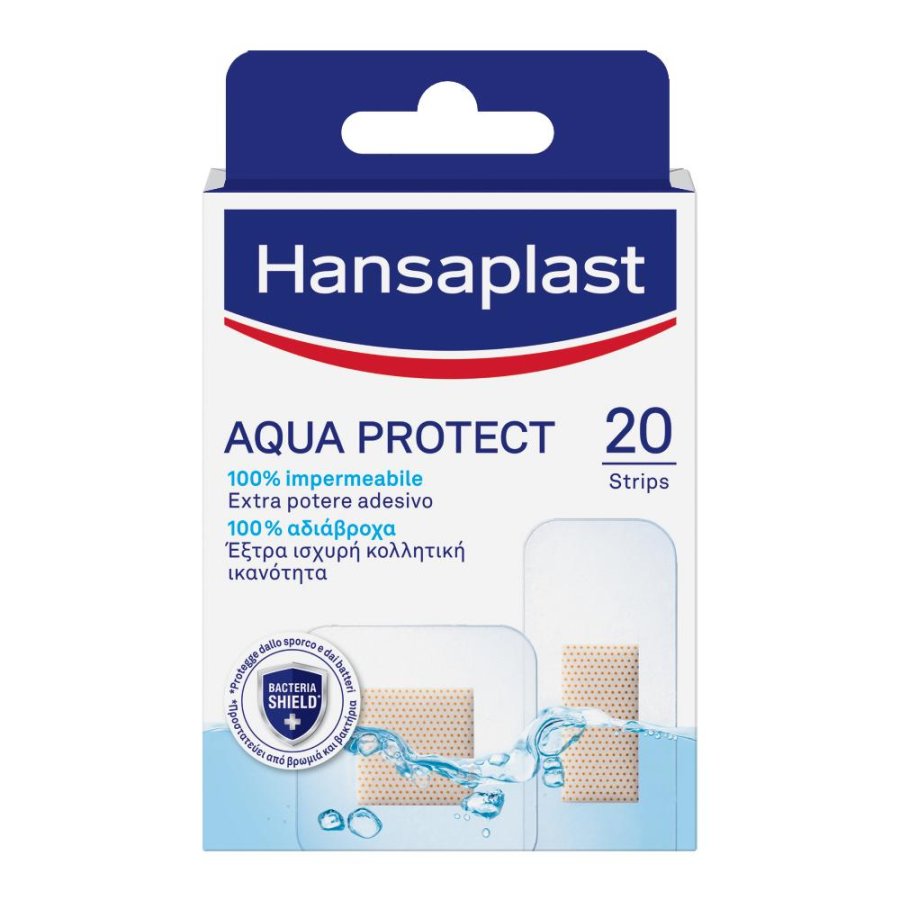 Hansaplast Aqua Protect - Cerotti Impermeabili 20 cerotti Hansaplast Aqua Protect - Cerotti Impermeabili 20 cerotti