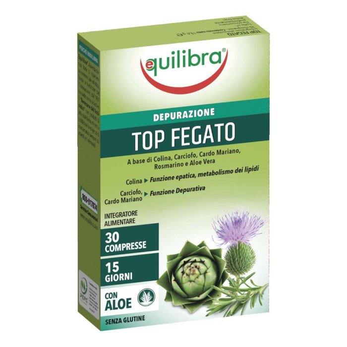 Equilibra Top Fegato Integratore Depurativo per il Fegato 30 Compresse