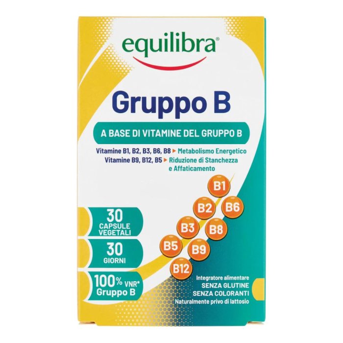 Equilibra gruppo B 30 capsule - integratore di vitamine gruppo B
