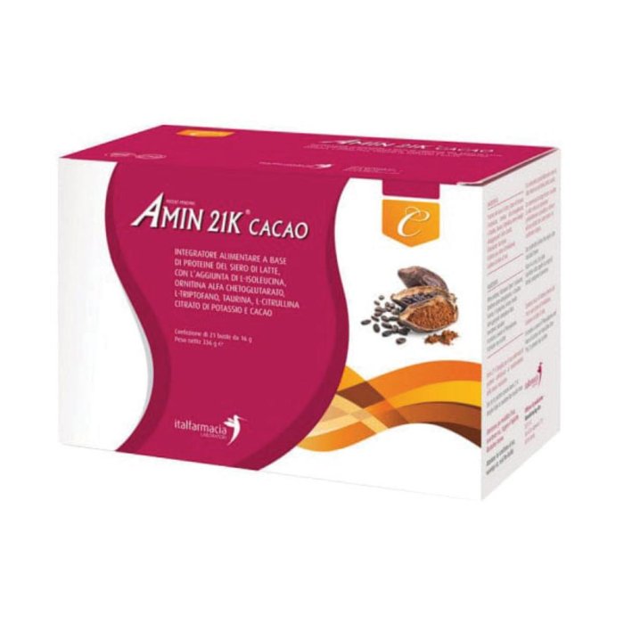 Amin 21K cacao integratore proteico 21 bustine da 16 g 336 g