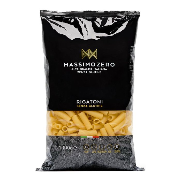 Massimo zero Rigatoni Senza Glutine - 1000 g