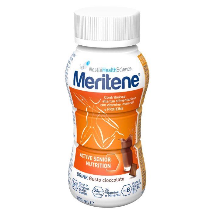 Meritene Drink Cioccolato Alimento Iperproteico 200 ml