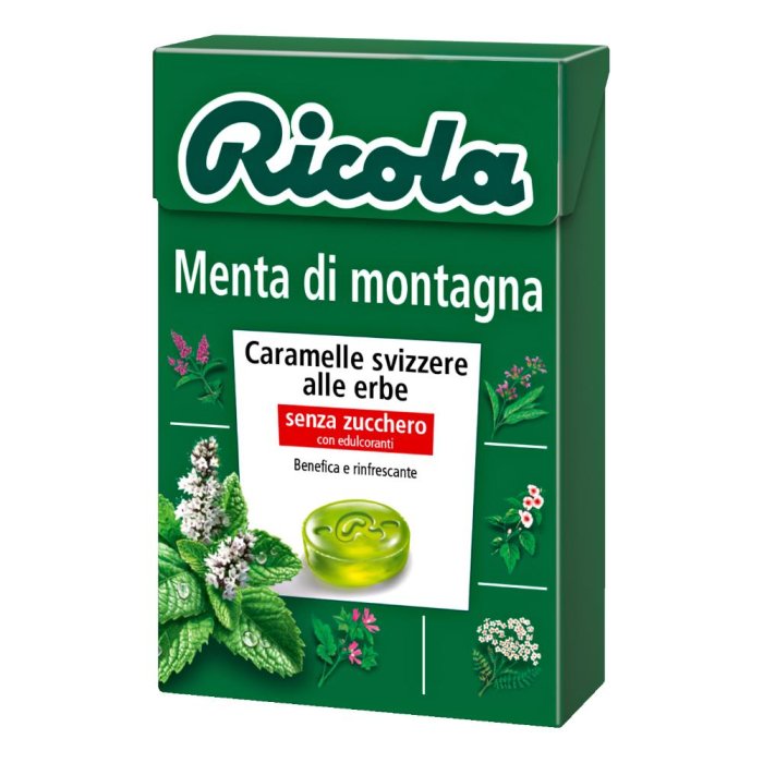 Divita Ricola Caramelle Menta Di Montagna Senza Zucchero 50 g