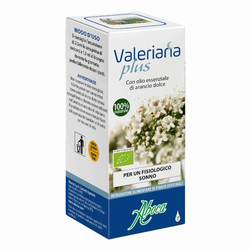Aboca Valeriana Plus Soluzione Gocce Integratore Alimentare 30 ml