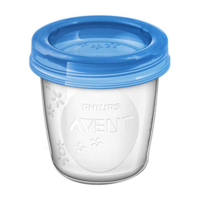 Philips Avent set completo sistema VIA 61810 contenitori latte materno
