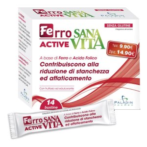 Paladin Pharma Sanavita - Ferro Active Integratore Alimentare 14 Buste