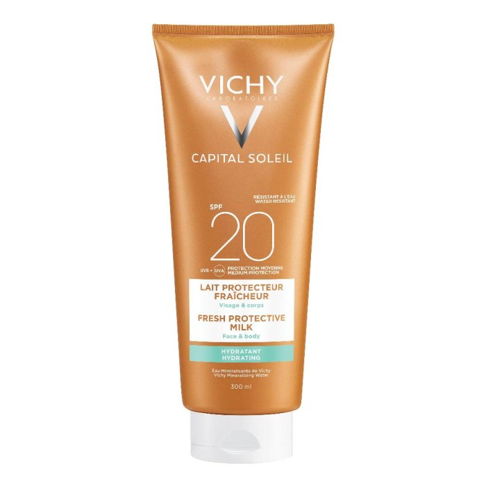 Vichy  Ideal Soleil SPF20 Latte Solare Viso e Corpo Protezione Bassa 300 ml