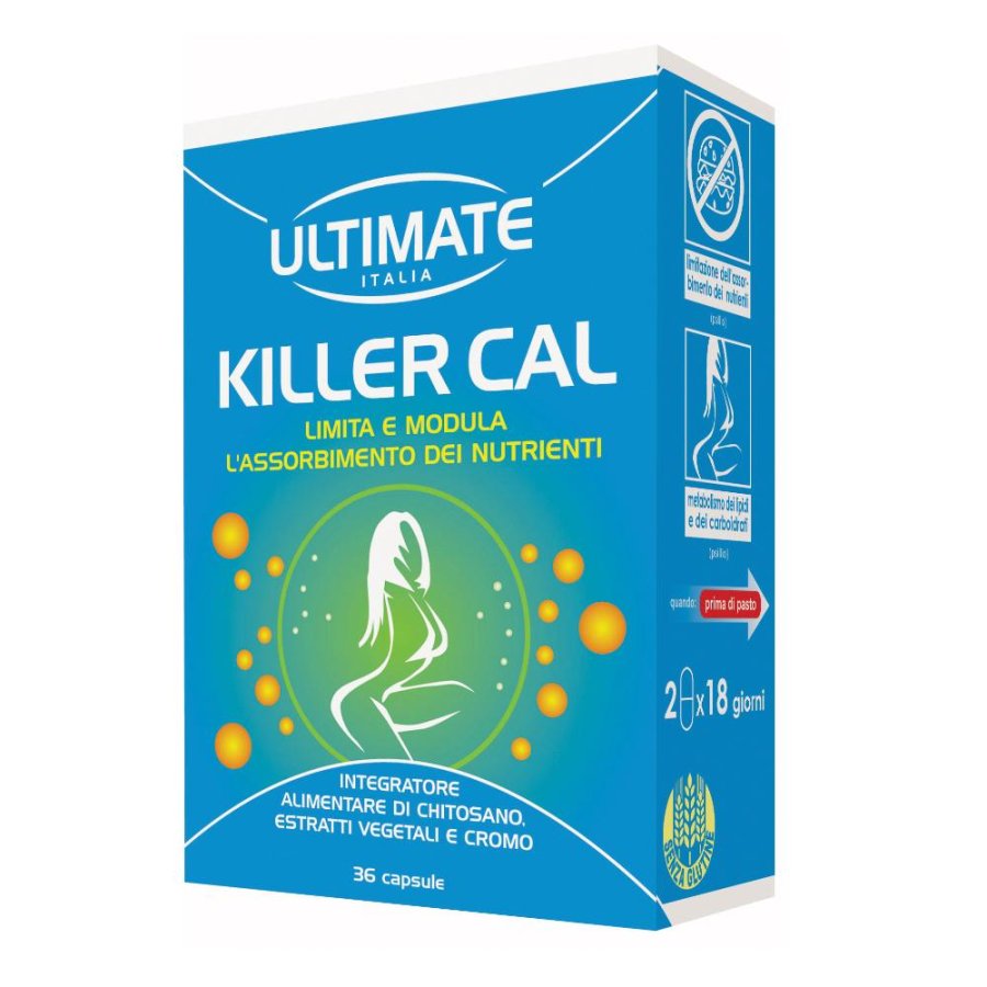KAL Ultimate Killer Integratore Alimentare 36 Capsule con Estratti Vegetali per Metabolismo e Controllo del Peso