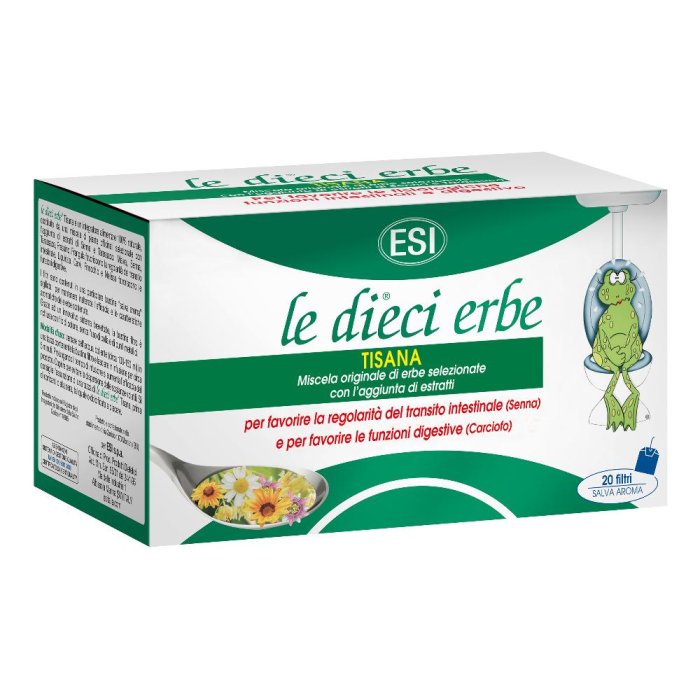 Esi  Benessere Intestinale Le Dieci Erbe Tisana Riequilibrante 20 Filtri