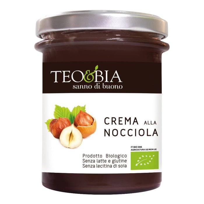La Finestra Sul Cielo Teo&bia-crema Alla Nocciola Bio Senza Latte 212 G