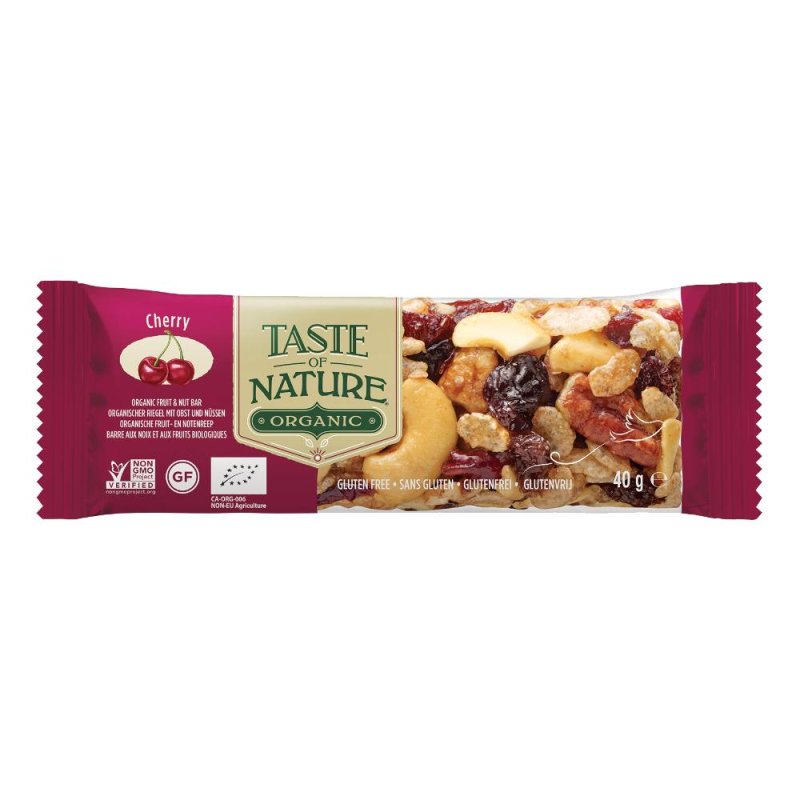 Barretta alle Ciliegie Bio Taste Snack alla Frutta Biologico