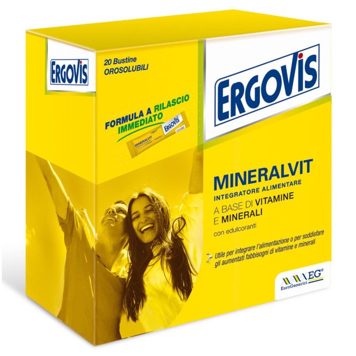 Eg Ergovis Mineralvit 20 Buste Orosolubili 30 G