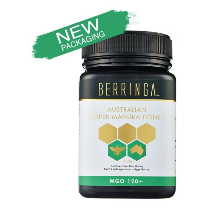 Miele di Manuka Super MGO 120 500 g | Miele Puro di Manuka ad Alta Qualità
