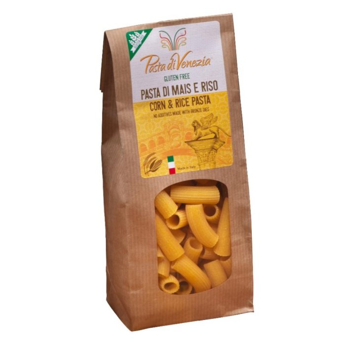 Pasta Venezia Maccheroni Rigati 250 g – Pasta di Semola di Grano Duro di Alta Qualità