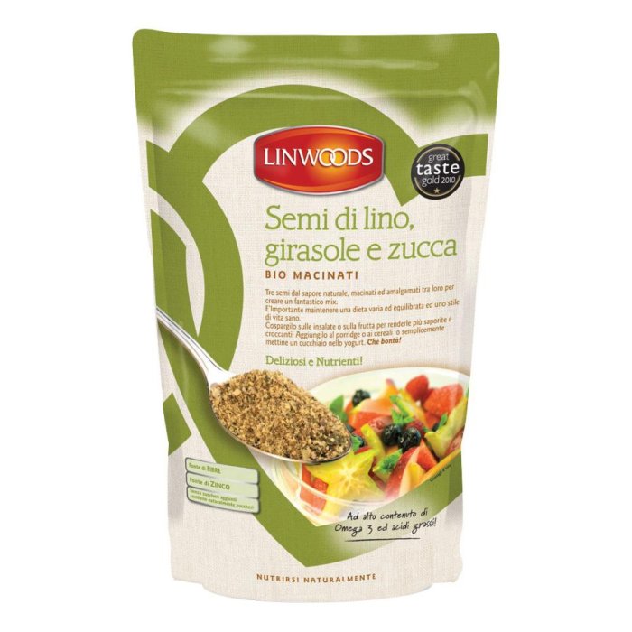 Linwoods Semi di Lino di Girasole e di Zucca BIO Macinati 200g