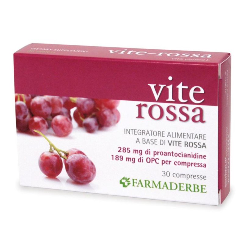 Vite Rossa Integratore per la Circolazione e Gambe Leggere 30 Compresse FDB