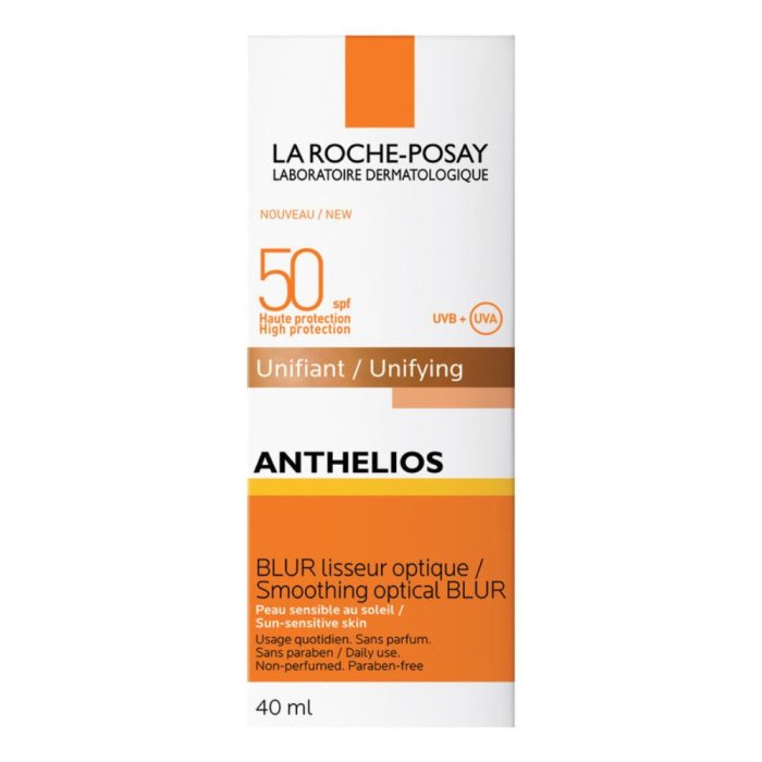 La Roche Posay Anthelios Blur Levigante Uniformante Spf 50 Rose' 40 ml