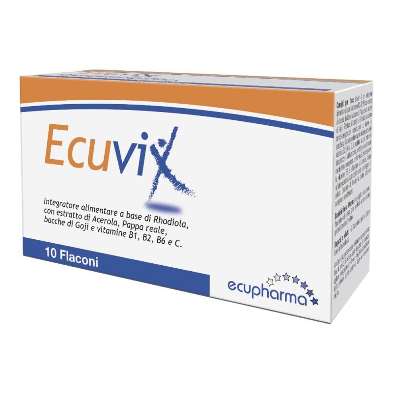 Ecuvix Integratore Alimentare 10 flaconcini