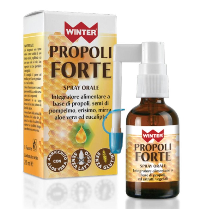 Winter Propoli FT Spray Orale 20 ml - con propoli per gola e cavo orale