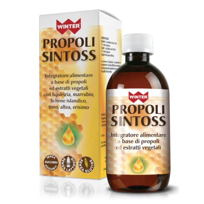 Winter Propoli Sintoss sciroppo 200 ml - sciroppo alla propoli per vie respiratorie adulti