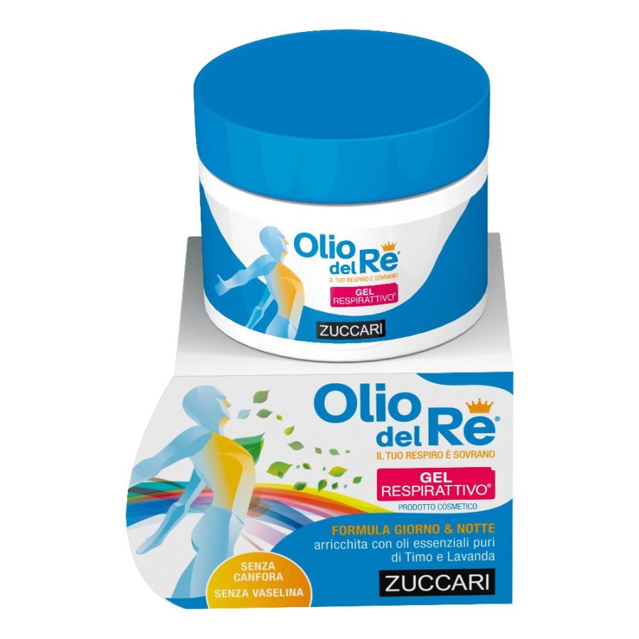 Zuccari Olio del Re Repirazione Gel Respirattivo Sollievo Leggerezza 50 ml Zuccari Olio del Re Repirazione Gel Respirattivo Sollievo Leggerezza 50 ml