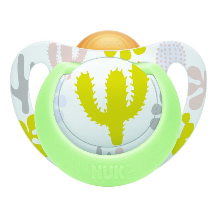 Nuk succhietto lattazione Genius Color taglia 1 - succhietto ortodontico silicone 0-6 mesi