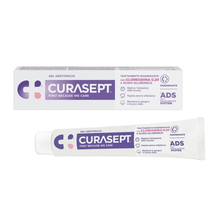 Curasept Gel Dentifricio 0,20 Con Ads Trattamento Rigenerante 75 Ml